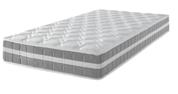 Colchão Solteiro King - Atractive Cinza / Molas Ensacadas / 96cm