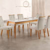 Sala de Jantar - Mesa Egeu com Cadeira Luna 120/121
