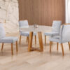 Sala de Jantar - Mesa Vintage com Cadeiras Bia