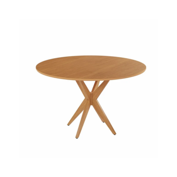MESA SIMPATIA CANDIAN 1.080X780X1080MM - REDONDA -TAMPO MDF DE 25MM -PES MADEIRA MACICA