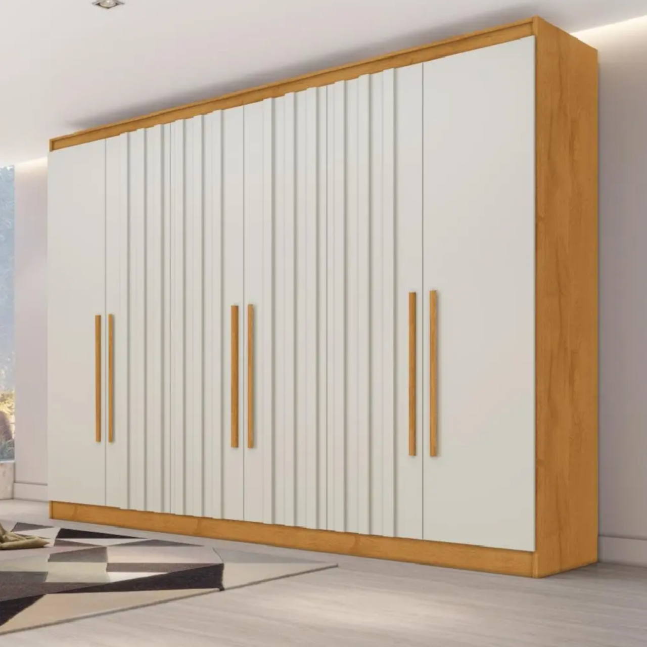 ROUPEIRO OXFORD 6 PTS - 6 GAV - 4PTS RIP - 100% MDF - 2.35 X 2.10 X 0.50