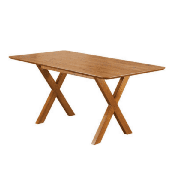 MESA ALINE 1.60 X 0.90 CM CANTO COPO - MEL / OFF WHITE