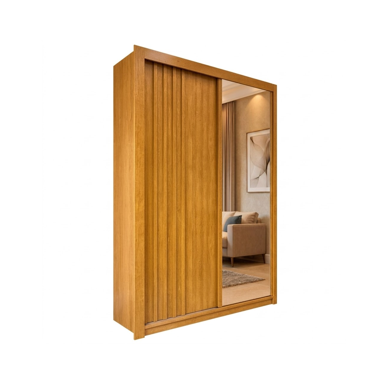 ROUPEIRO LUGANO 2 PTS - 4 GAV - 1PT RIP - 1PT C/ESP - 100% MDF - 2.18 X 1.80 X 0.56