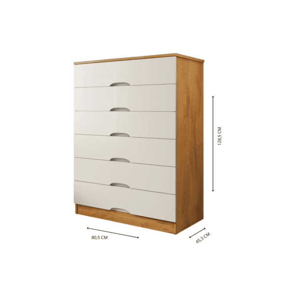 COMODA SEVILHA 6 GAV - 1.28 X 0.80 X 0.45