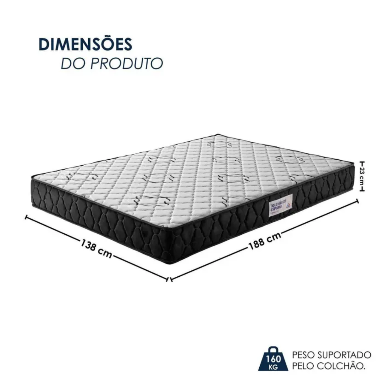 COLCHAO SUBLIME D-33 CASAL 1.88X1.38X0.20 CM