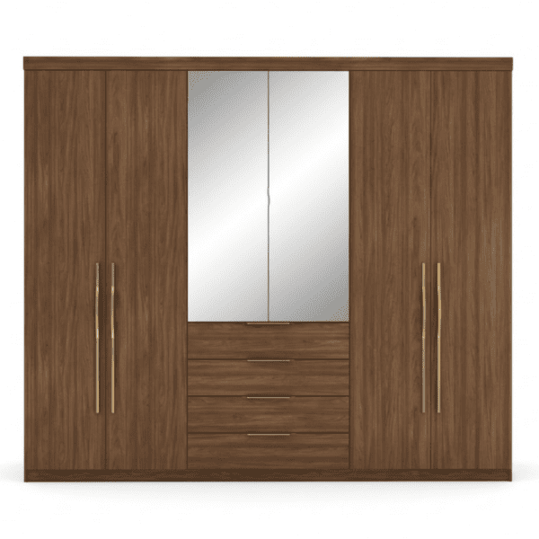 ROUPEIRO GIARDINO 6 PTS 4 GAV - 2.28 X 2.62 X 0.55 - C/ ESP E PES