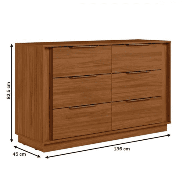 COMODA GIARDINO 6 GAV - 0.82 X 1.36 X 0.45