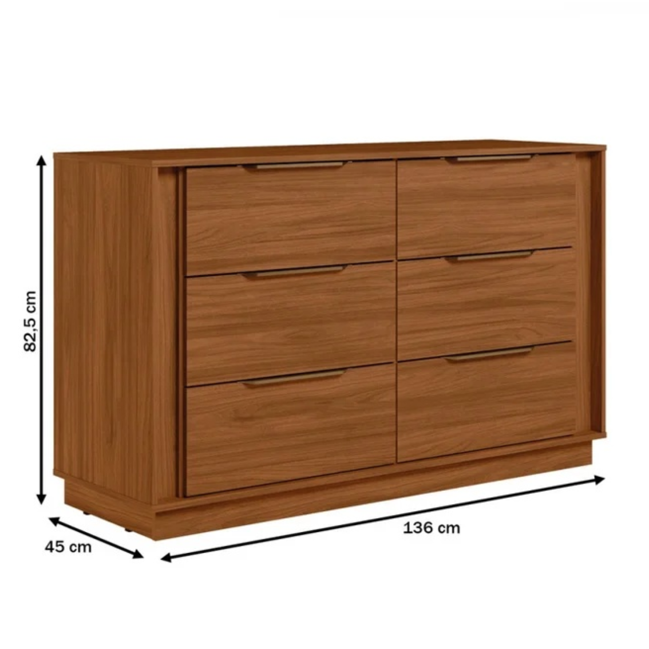 COMODA GIARDINO 6 GAV - 0.82 X 1.36 X 0.45