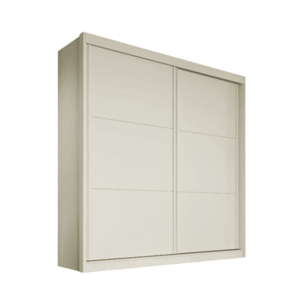 ROUPEIRO MALI 2 PTS CORRER - 3 GAV - 100% MDF - 2.18 X 1.51 X 0.56