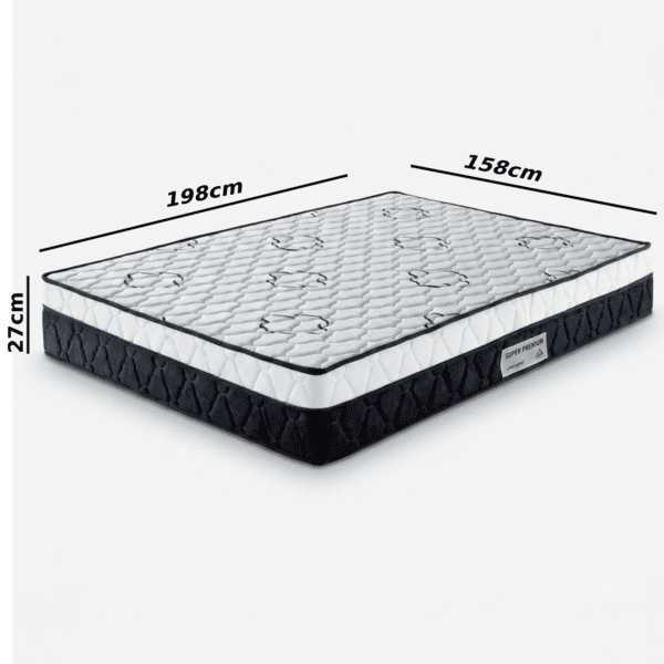 COLCHAO SOFISTICATO 1.98X1.58X0.27 - MOLAS ENSACADAS - MALHA - EXTRA FIRME 150K - PR/BR