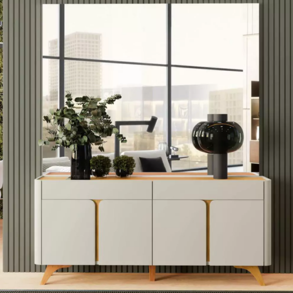 BUFFET ARCUS 4 PTS - 100% MDF - 0.81 X 1.72 X 0.36
