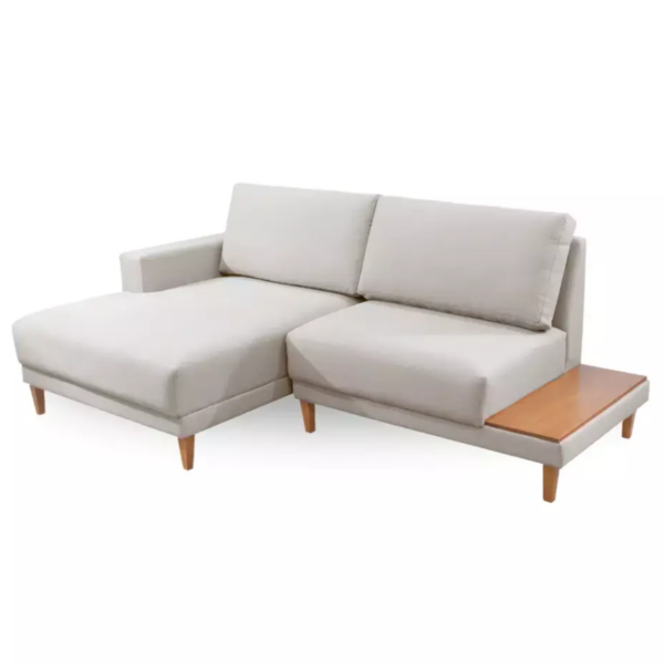 SOFA 824 2.30 X 0.94 - CHAISE 1.41 X 1.00 - ESPUMA HR D33 - ALTA RESILIENCIA C/ MESA LATERAL
