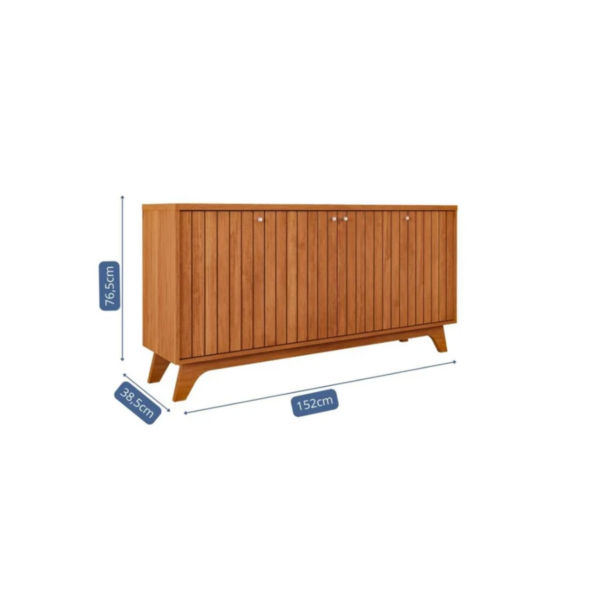 BUFFET ISA PORTA RIPADA - 765X1520X385 CM - 100% MDF C/PES