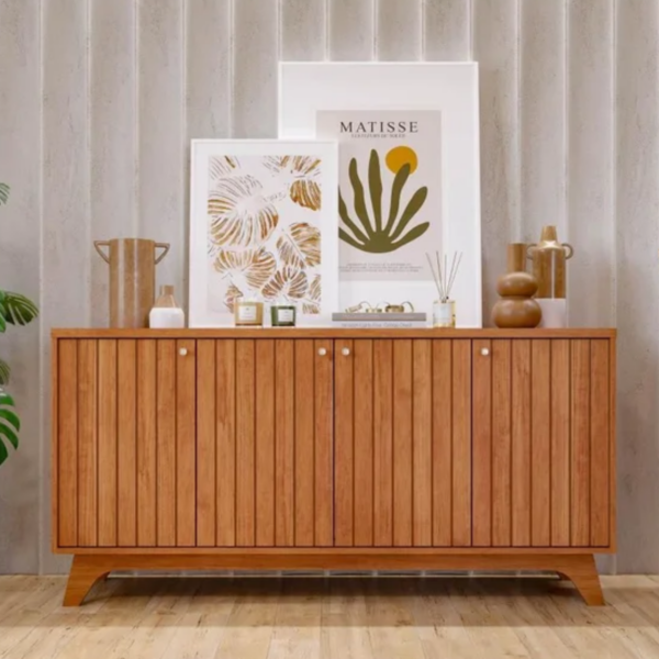 BUFFET ISA PORTA RIPADA - 765X1520X385 CM - 100% MDF C/PES