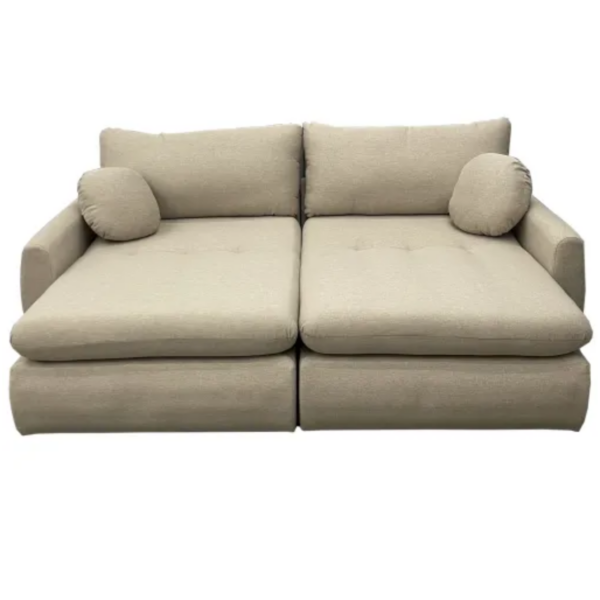 SOFA CAMA AMARANTO MOD. 0.90CM BR 15CM COM 2 ALMOFADAS MOD. MARSELHA