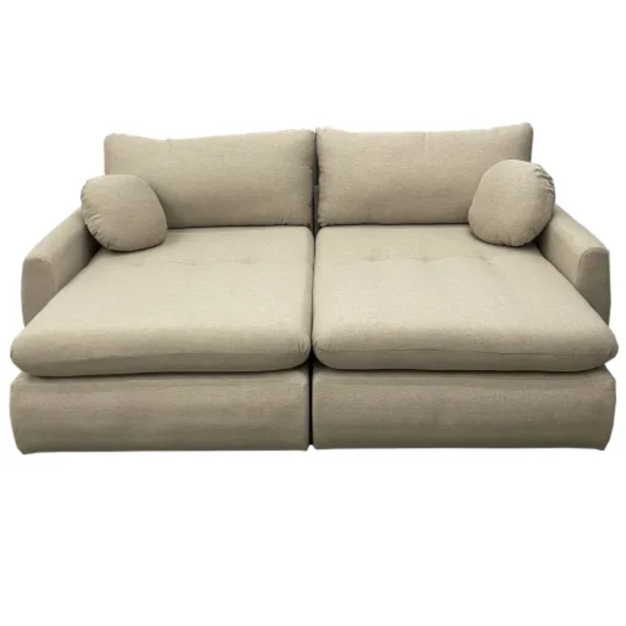 SOFA CAMA AMARANTO MOD. 0.90CM BR 15CM COM 2 ALMOFADAS MOD. MARSELHA