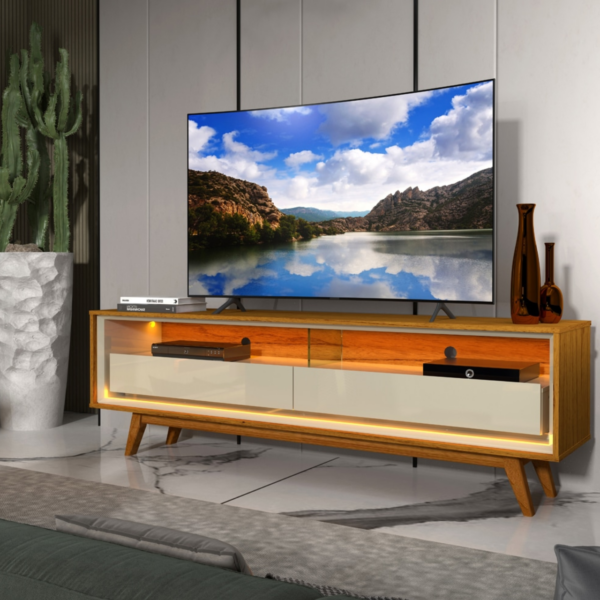 RACK REQUINTE 1.72M C/LED E PES MADEIRA