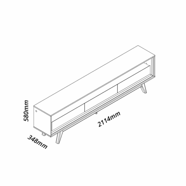 RACK REQUINTE 2.12M C/LED E PES MADEIRA