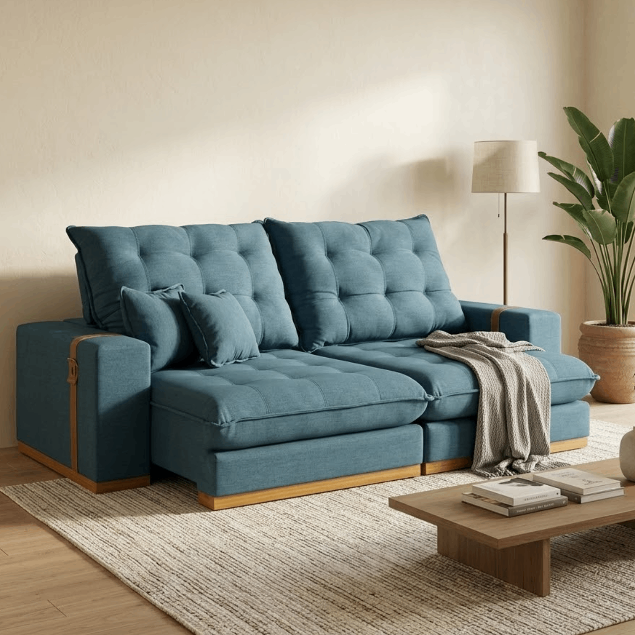 SOFA DETROIT 2.50M - MOLAS C/PILLOW