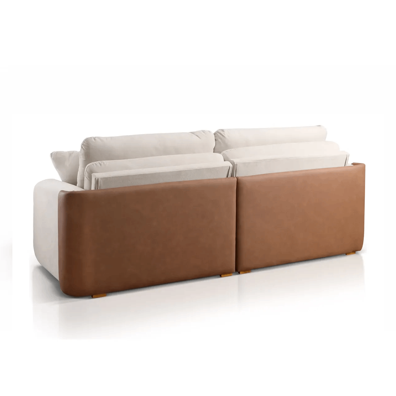 SOFA CAMA VOLPI MOD. 1.00M (DET. COURINO MARROM) BR 15CM
