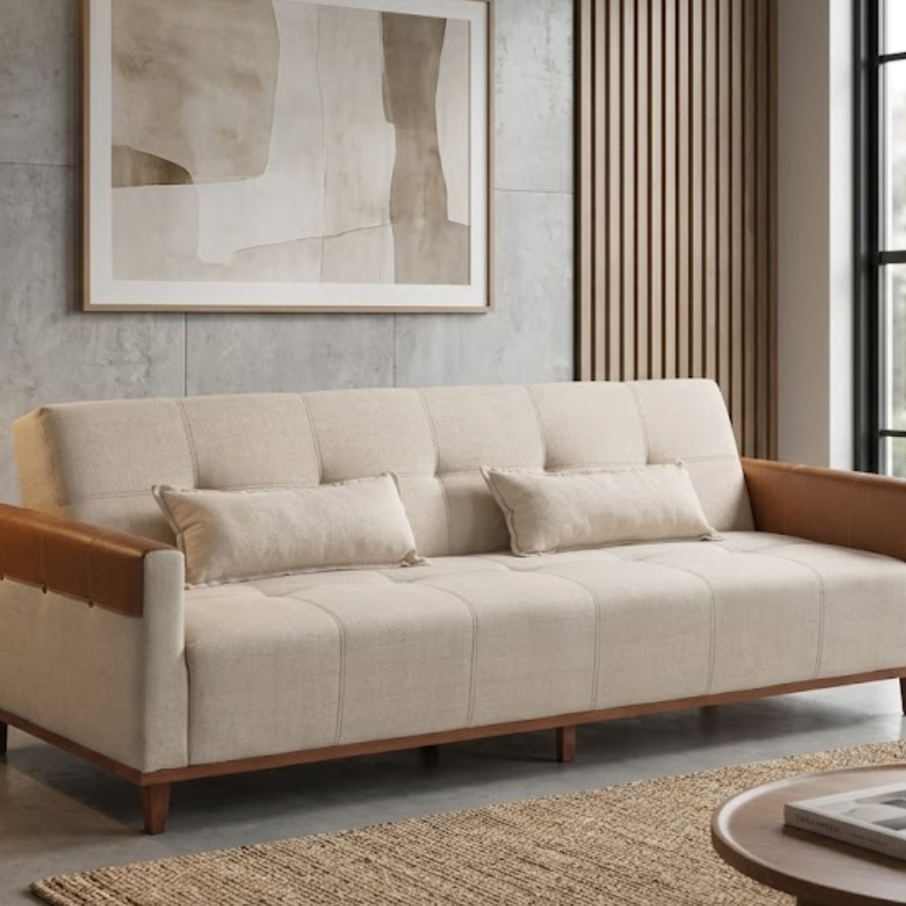 SOFA CAMA LIVING NORONHA 2.09 - ESPUMA D26