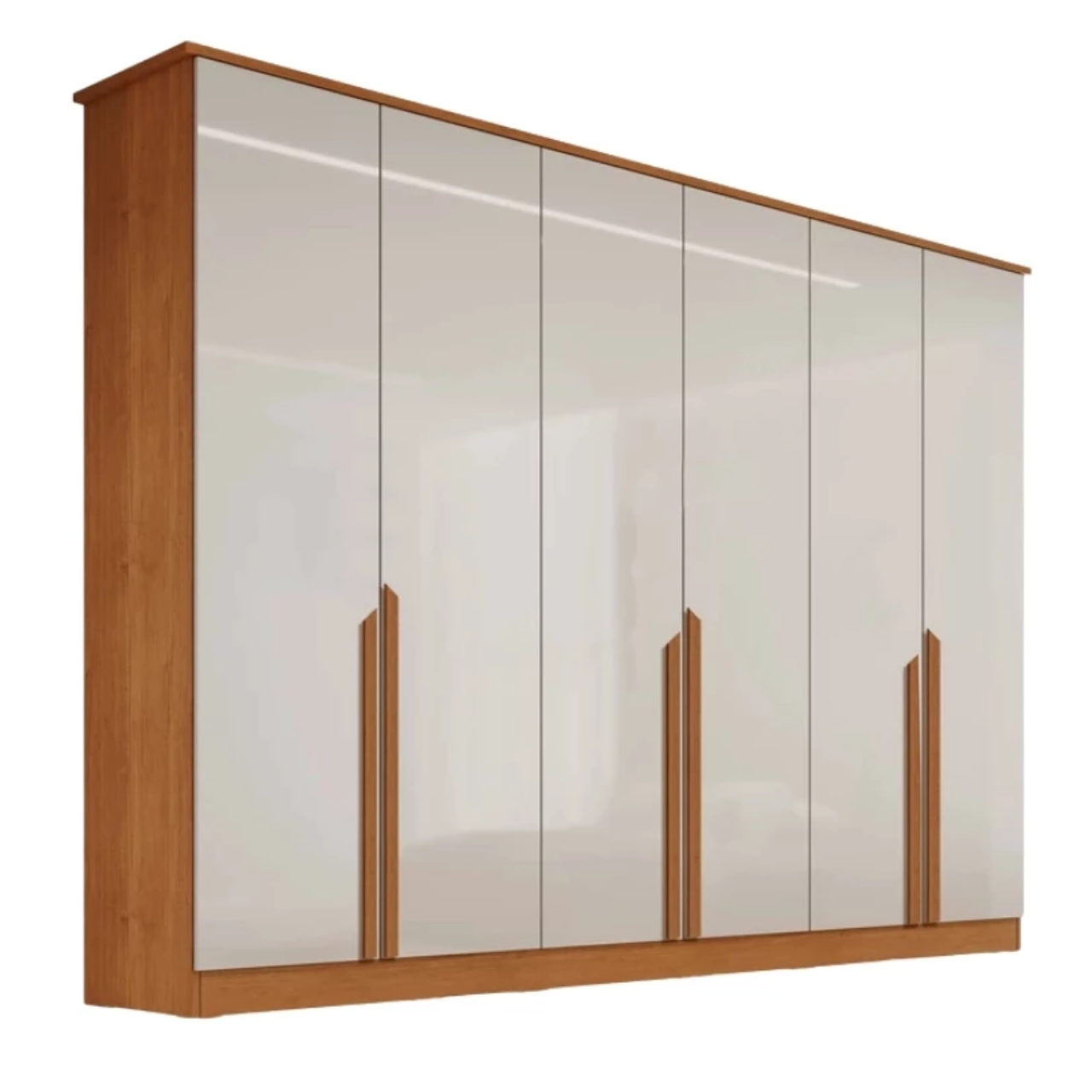 ROUPEIRO BIANCA 6 PTS - 6 GAV. - 100% MDF - 2.20 X 2.30 X 0.47
