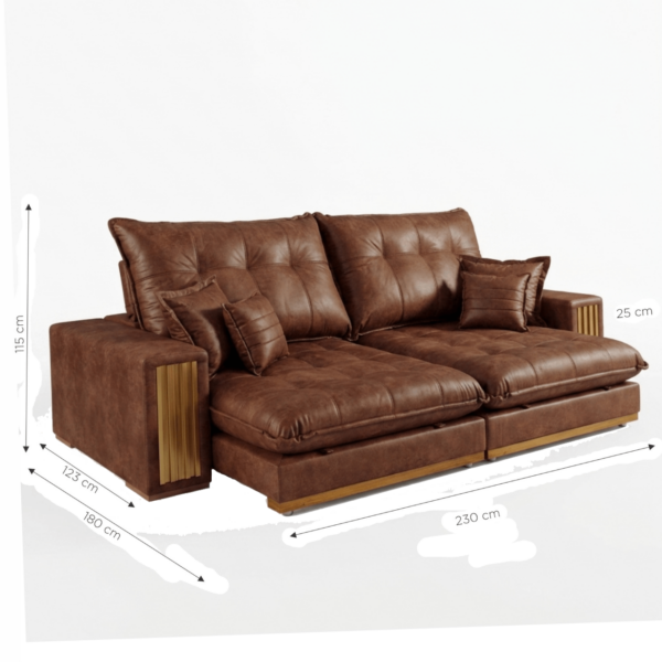 SOFA SANTORINI MOD. 0.90CM BR 25 CM